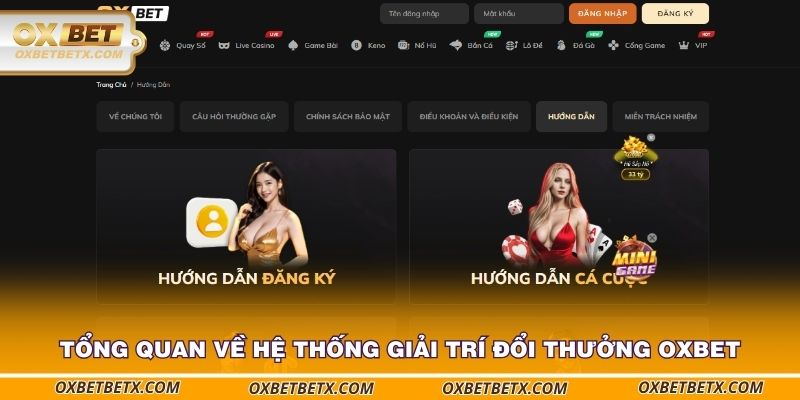 Tổng quan về hệ thống giải trí đổi thưởng OXBET